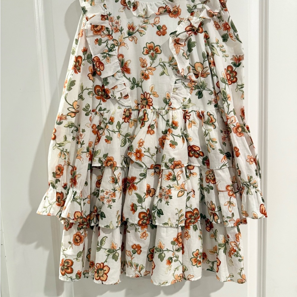 Floral Ruffle Kids Dress